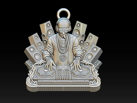 3D DJ Model - STL - OBJ - ZTL 3D Print Model