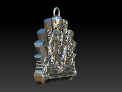 3D DJ Model - STL - OBJ - ZTL 3D Print Model
