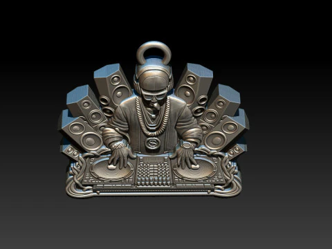 3D DJ Model - STL - OBJ - ZTL 3D Print Model