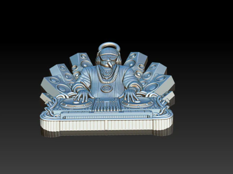 3D DJ Model - STL - OBJ - ZTL 3D Print Model