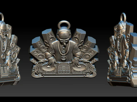 3D DJ Model - STL - OBJ - ZTL 3D Print Model