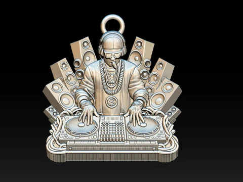 3D DJ Model - STL - OBJ - ZTL 3D Print Model