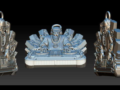 Modello 3D DJ - STL - OBJ - ZTL Modello di stampa 3D