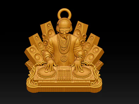 3D DJ Model - STL - OBJ - ZTL 3D Print Model
