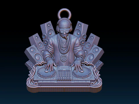 3D DJ Model - STL - OBJ - ZTL 3D Print Model