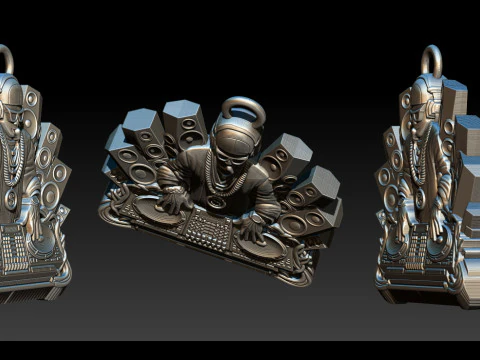 3D DJ Model - STL - OBJ - ZTL 3D Print Model
