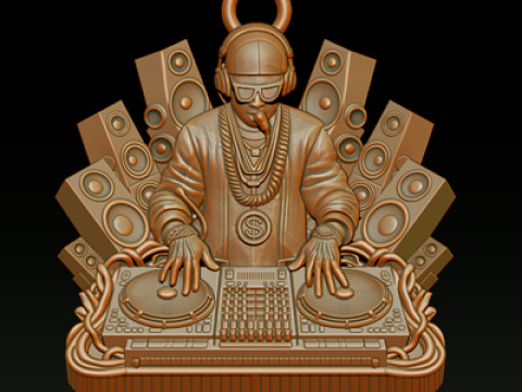 Modello 3D DJ - STL - OBJ - ZTL Modello di stampa 3D