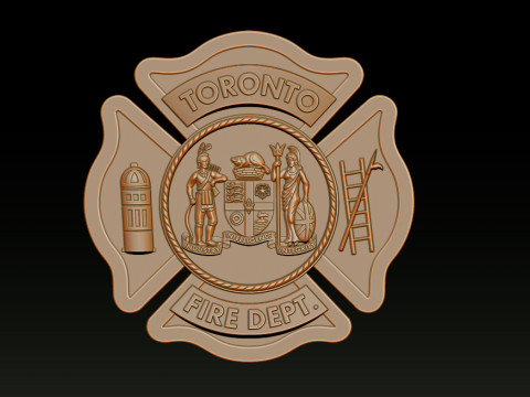 TORONTO FIRE DEPT 3D Print Model