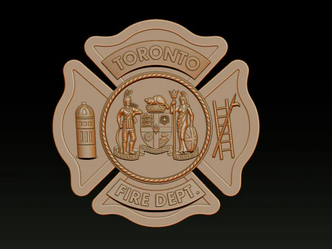 TORONTO FIRE DEPT 3D Print Model