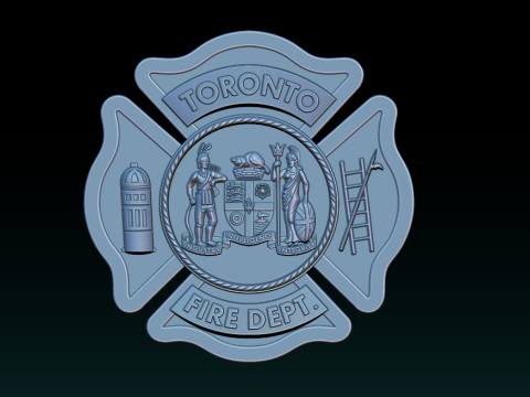 TORONTO FIRE DEPT 3D Print Model