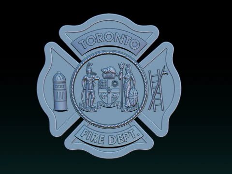 TORONTO FIRE DEPT 3D Print Model
