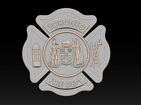 TORONTO FIRE DEPT 3D Print Model