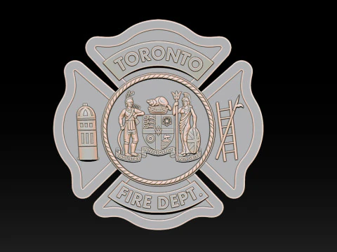 TORONTO FIRE DEPT 3D Print Model