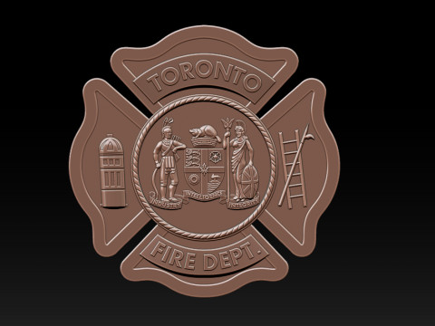 TORONTO FIRE DEPT 3D Print Model