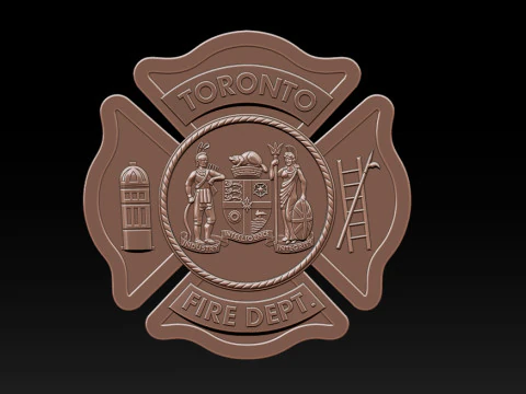 TORONTO FIRE DEPT 3D Print Model