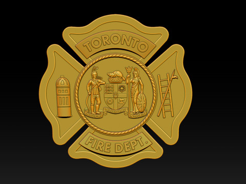 TORONTO FIRE DEPT 3D Print Model