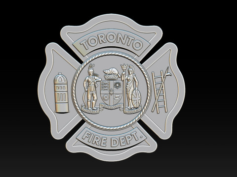 TORONTO FIRE DEPT 3D Print Model