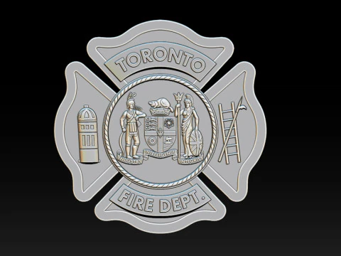 TORONTO FIRE DEPT 3D Print Model