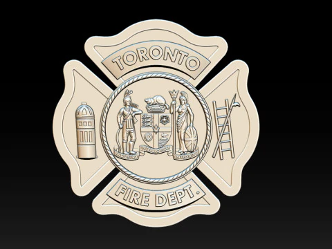 TORONTO FIRE DEPT 3D Print Model