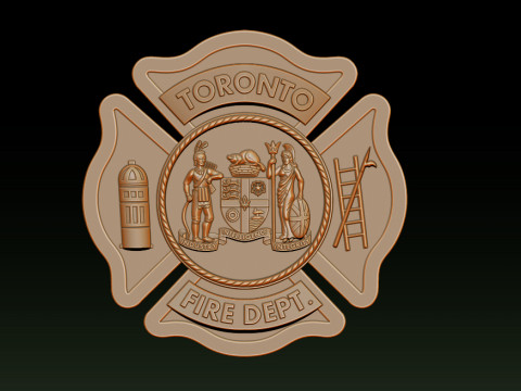 TORONTO FIRE DEPT 3D Print Model