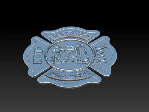 TORONTO FIRE DEPT 3D Print Model