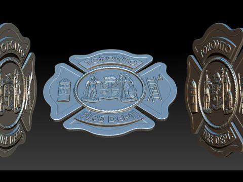 TORONTO FIRE DEPT 3D Print Model