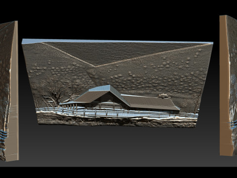 House model for cnc router 3D Print Model