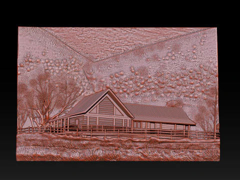 House model for cnc router 3D Print Model