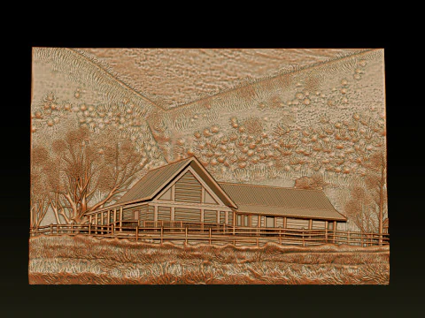 House model for cnc router 3D Print Model