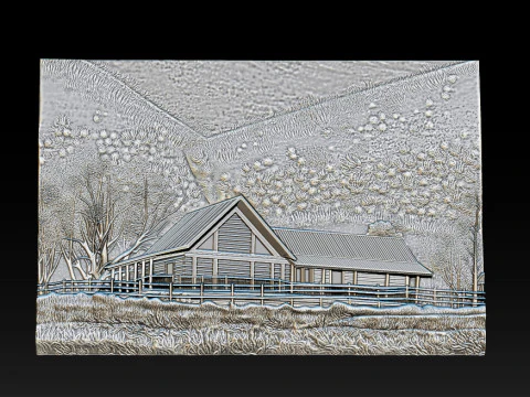 House model for cnc router 3D Print Model