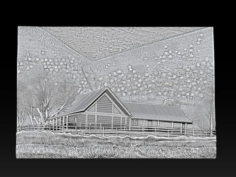 House model for cnc router 3D Print Model