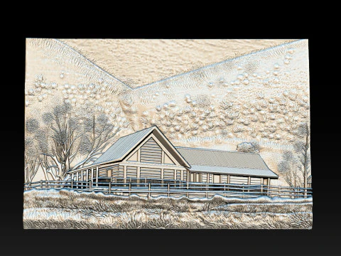 House model for cnc router 3D Print Model