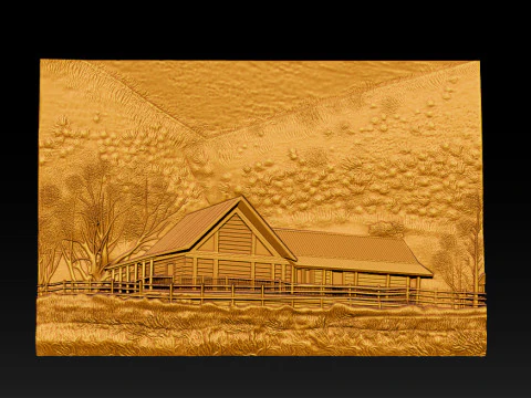 House model for cnc router 3D Print Model