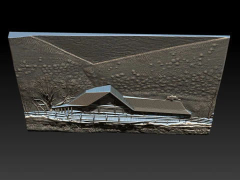 House model for cnc router 3D Print Model