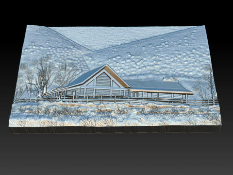 House model for cnc router 3D Print Model