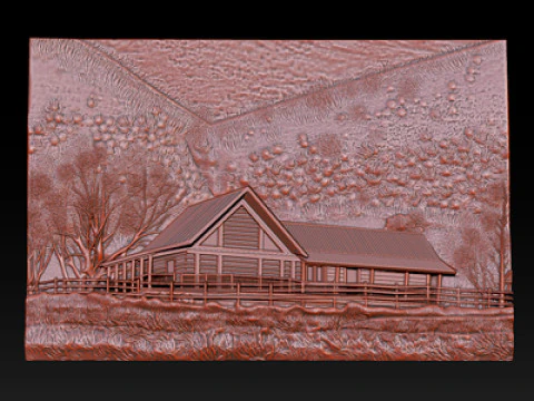 House model for cnc router 3D Print Model