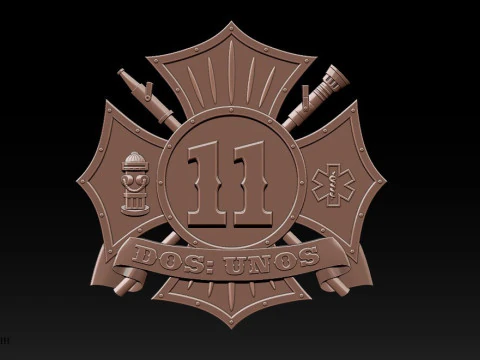3D STL MODEL FOR CNC COAT OF ARMS 3D Print Model