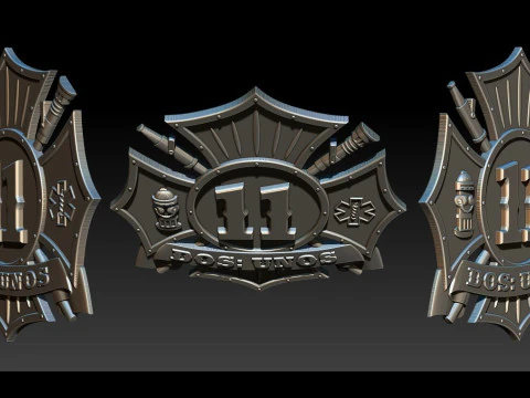 3D STL MODEL FOR CNC COAT OF ARMS 3D Print Model