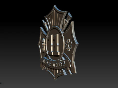 3D STL MODEL FOR CNC COAT OF ARMS 3D Print Model
