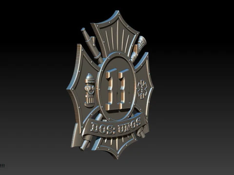 3D STL MODEL FOR CNC COAT OF ARMS 3D Print Model
