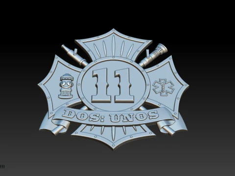 3D STL MODEL FOR CNC COAT OF ARMS 3D Print Model