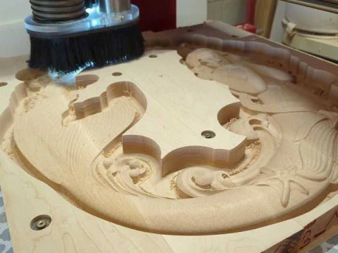 Mermaid Bas-Relief for CNC Router 3D Print Model