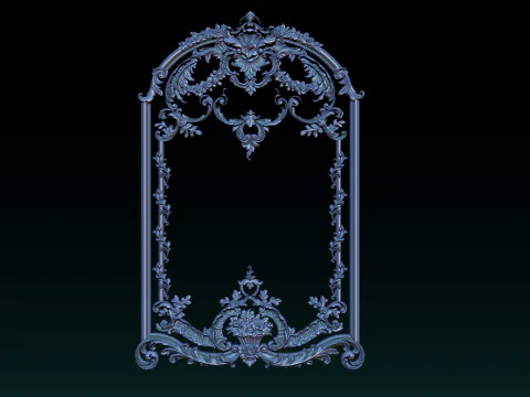 Modello CNC a rilievo ornamentale per porte e pannelli a parete in legno 3A Modello di stampa 3D