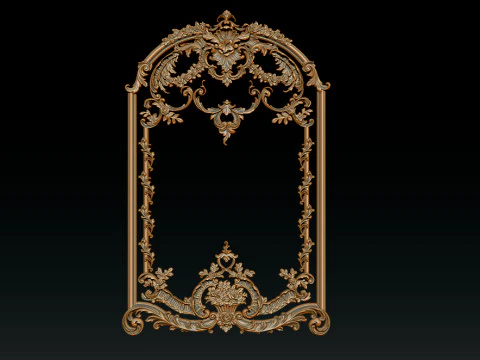 Modello CNC a rilievo ornamentale per porte e pannelli a parete in legno 3A Modello di stampa 3D