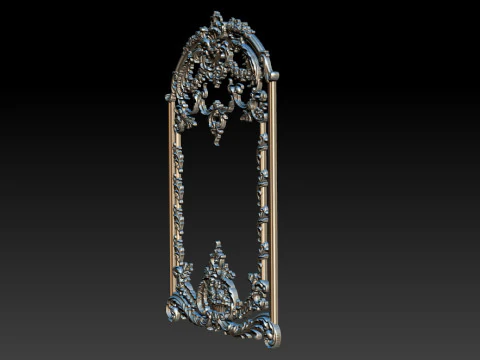 Modello CNC a rilievo ornamentale per porte e pannelli a parete in legno 3A Modello di stampa 3D