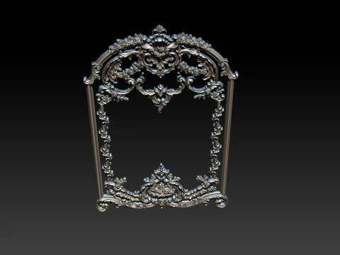 Modello CNC a rilievo ornamentale per porte e pannelli a parete in legno 3A Modello di stampa 3D