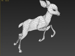 cartoon fawn 3d printing 3D 打印模型