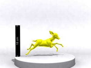 cartoon fawn 3d printing 3D 打印模型