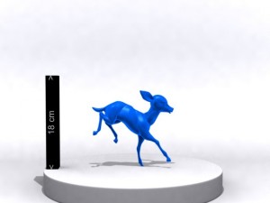 cartoon fawn 3d printing 3D 打印模型