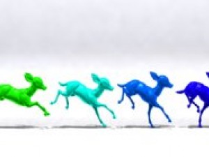 cartoon fawn 3d printing 3D 打印模型